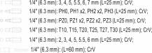 Obrázek k výrobku 68633 - STHOR Sada bitů 1/4" 31 ks
