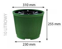 Obrázek k výrobku 91365 - Stojánek na vánoční stromek 10 l, PH zelený