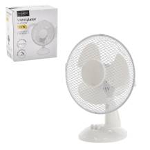 Obrázek k výrobku 95594 - Stolní ventilátor bílý 25W