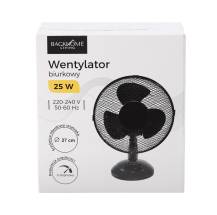 Obrázek k výrobku 95593 - Stolní ventilátor černý 25W
