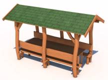 Obrázek k výrobku 34781 - Střední altán z akátu .