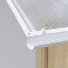 Obrázek k výrobku 41876 - stříška nad dveře LANITPLAST ARCUS 160/70 bílá