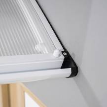 Obrázek k výrobku 41876 - stříška nad dveře LANITPLAST ARCUS 160/70 bílá