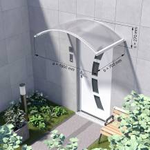 Obrázek k výrobku 41876 - stříška nad dveře LANITPLAST ARCUS 160/70 bílá