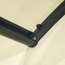 Obrázek k výrobku 62913 - stříška nad dveře LANITPLAST ARCUS 160/90 antracit