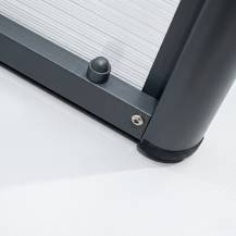 Obrázek k výrobku 62913 - stříška nad dveře LANITPLAST ARCUS 160/90 antracit LG2177