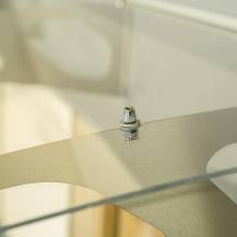 Obrázek k výrobku 73224 - stříška nad dveře LANITPLAST BLUEMOON XL 197/89 stříbrná