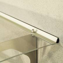 Obrázek k výrobku 73224 - stříška nad dveře LANITPLAST BLUEMOON XL 197/89 stříbrná