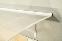 Obrázek k výrobku 41718 - stříška nad dveře LANITPLAST LARUS 120/87 bílá