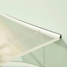 Obrázek k výrobku 41718 - stříška nad dveře LANITPLAST LARUS 120/87 bílá