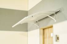 Obrázek k výrobku 41718 - stříška nad dveře LANITPLAST LARUS 120/87 bílá