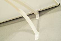 Obrázek k výrobku 41718 - stříška nad dveře LANITPLAST LARUS 120/87 bílá