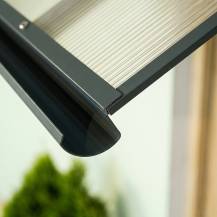 Obrázek k výrobku 62912 - stříška nad dveře LANITPLAST LARUS 160/85 antracit LG2181