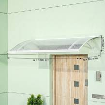 Obrázek k výrobku 41720 - stříška nad dveře LANITPLAST LARUS 160/87 bílá
