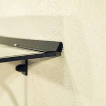 Obrázek k výrobku 73221 - stříška nad dveře LANITPLAST LARUS XL 197/85 antracit