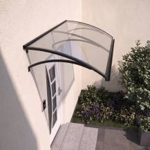 Obrázek k výrobku 73221 - stříška nad dveře LANITPLAST LARUS XL 197/87 antracit LG2577