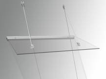 Obrázek k výrobku 41754 - stříška nad dveře LANITPLAST LAZUR 150/97 bílá