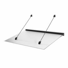 Obrázek k výrobku 41755 - stříška nad dveře LANITPLAST LAZUR 150/97 černá