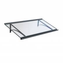 Obrázek k výrobku 77610 - stříška nad dveře LANITPLAST RUMBA 160/54 antracit