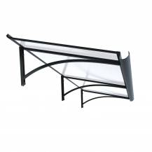 Obrázek k výrobku 77611 - stříška nad dveře LANITPLAST RUMBA XL 197/54 antracit