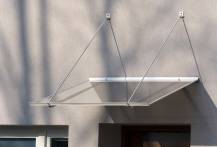 Obrázek k výrobku 41762 - stříška nad dveře LANITPLAST SP1 120/70 bílá