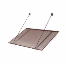 Obrázek k výrobku 73310 - stříška nad dveře LANITPLAST SP1 120/70 hnědá