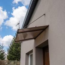 Obrázek k výrobku 73310 - stříška nad dveře LANITPLAST SP1 120/70 hnědá LG2466