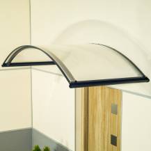 Obrázek k výrobku 62883 - stříška nad dveře LANITPLAST TOPAZ 130/70 antracit