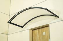 Obrázek k výrobku 62883 - stříška nad dveře LANITPLAST TOPAZ 130/70 antracit