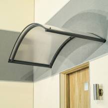 Obrázek k výrobku 62883 - stříška nad dveře LANITPLAST TOPAZ 130/70 antracit LG2176