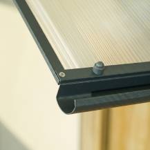 Obrázek k výrobku 62883 - stříška nad dveře LANITPLAST TOPAZ 130/70 antracit LG2176