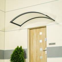 Obrázek k výrobku 62883 - stříška nad dveře LANITPLAST TOPAZ 130/70 antracit