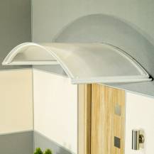 Obrázek k výrobku 41760 - stříška nad dveře LANITPLAST TOPAZ 130/70 bílá
