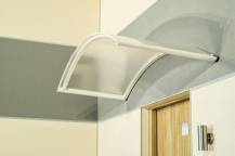 Obrázek k výrobku 41760 - stříška nad dveře LANITPLAST TOPAZ 130/70 bílá