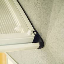 Obrázek k výrobku 41760 - stříška nad dveře LANITPLAST TOPAZ 130/70 bílá