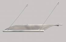 Obrázek k výrobku 41758 - stříška nad dveře LANITPLAST TURKUS 140/85 bílá