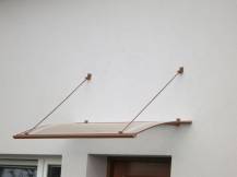 Obrázek k výrobku 41759 - stříška nad dveře LANITPLAST TURKUS 140/85 hnědá