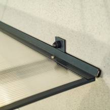 Obrázek k výrobku 73222 - stříška nad dveře LANITPLAST TURKUS XL 197/82 antracit