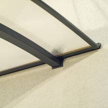 Obrázek k výrobku 73222 - stříška nad dveře LANITPLAST TURKUS XL 197/82 antracit