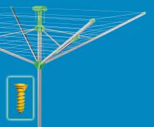 Obrázek k výrobku 21895 - sušák na prádlo JUWEL NOVAPLUS 500 EASY