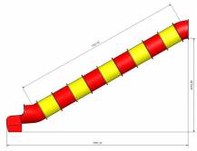 Obrázek k výrobku 35066 - Tobogán rovný 777 cm .