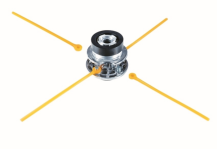 Obrázek k výrobku 62724 - Univerzální žací hlava pro plastové nože, balení obsahuje náhradní nože.