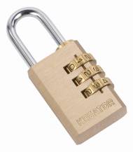 Obrázek k výrobku 15669 - Visací zámek kombinační 40mm trojmístný kód