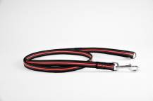 Obrázek k výrobku 75867 - Vodítko pogumované s uchem a výstražným proužkem - Oranžová