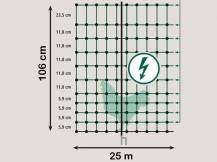 Obrázek k výrobku 81082 - Vodivá síť pro drůbež KERBL 106 cm x 25 m / 2 hroty