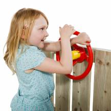 Obrázek k výrobku 29510 - Volant červený s žlutým klaksonem .