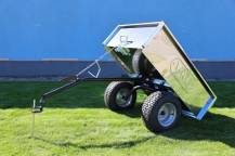 Obrázek k výrobku 81299 - Vozík pro zahradní traktory TRVMS nerez limitovaná edice