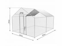 Obrázek k výrobku 81054 - Výběh pro drůbež ZM 3x4x2,5m
