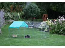 Obrázek k výrobku 81050 - Výběh pro králíky, hlodavce a drůbež KERBL 220x103x103 cm