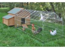 Obrázek k výrobku 81050 - Výběh pro králíky, hlodavce a drůbež KERBL 220x103x103 cm